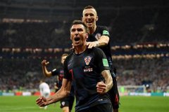 官方：2018世界杯逆转英格兰当选克罗地亚队史最