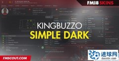 FM2018 一款简洁的黑色风格皮肤包：KingBuzzo15