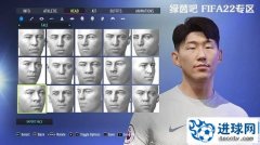 FIFA22 热刺前锋孙兴慜脸型补丁